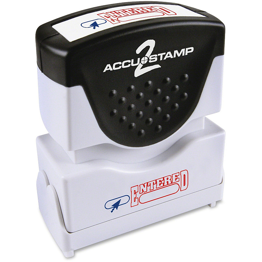 COSCO 2-color ENTERED Message Stamp (COS035544)