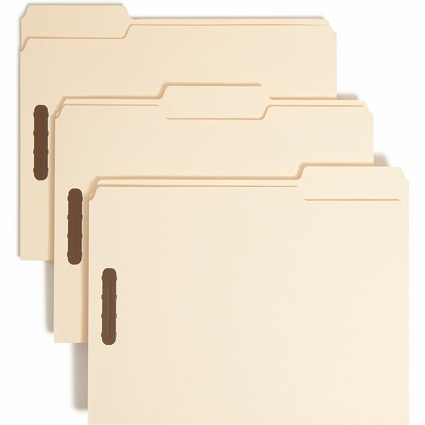 Smead 1/3 Tab Cut Letter Recycled Fastener Folder (SMD14600)