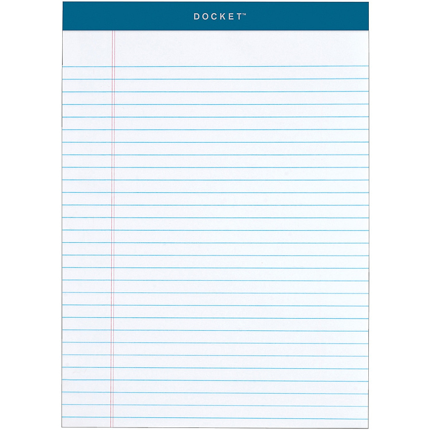 TOPS Docket Legal Rule Writing Pads (TOP63416)
