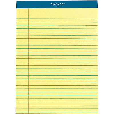 TOPS Docket Legal Rule Writing Pads (TOP63406)