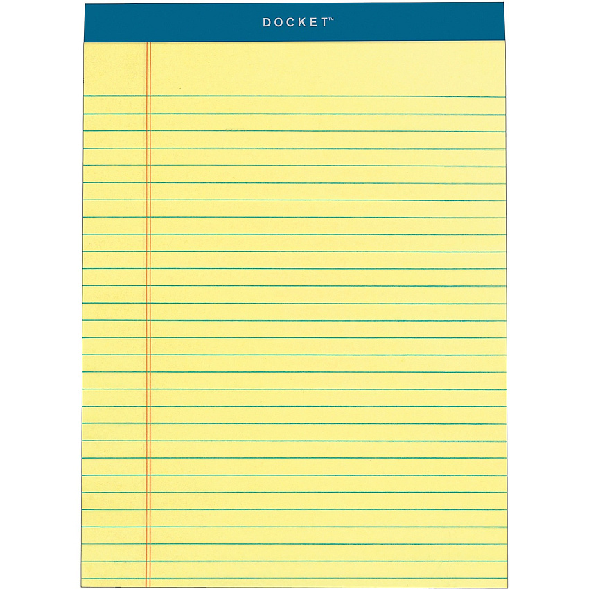 TOPS Docket Legal Rule Writing Pads (TOP63406)