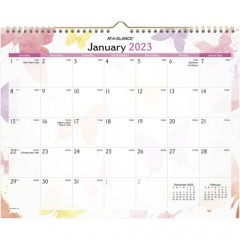 AT-A-GLANCE Watercolors Monthly Wall Calendar (PM91707)