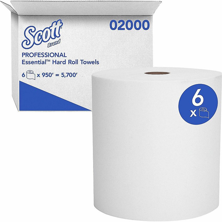 Scott Essential High-Capacity Hard Roll Towels (KCC02000)