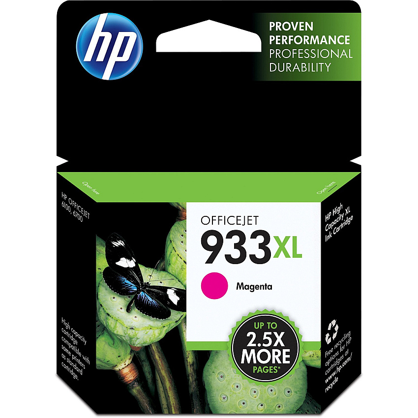 HP 933XL (HEWCN055AN) Original Inkjet Ink Cartridge - Magenta - 1 Each