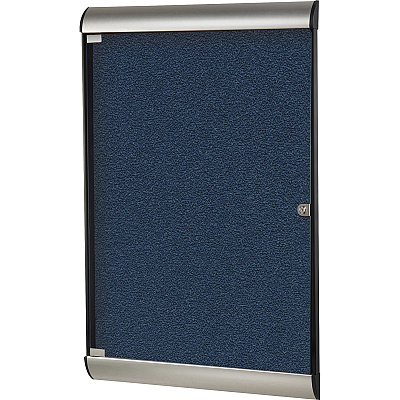 Ghent Silhouette Enclosed with 195 Navy Vinyl Tackboard (SILH20417)