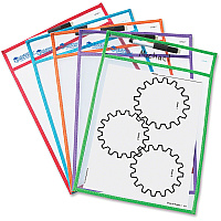 Learning Resources Write-and-wipe Pockets (LRNLER0477)