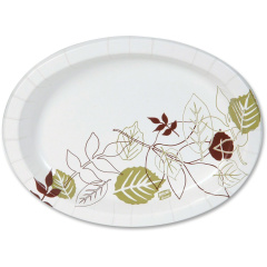 Dixie Ultra Pathways Large Heavyweight Paper Platters by GP Pro (SX11PLPATH)