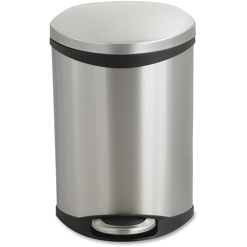 Safco Ellipse Hands Free Step-On Receptacle (SAF9901SS)