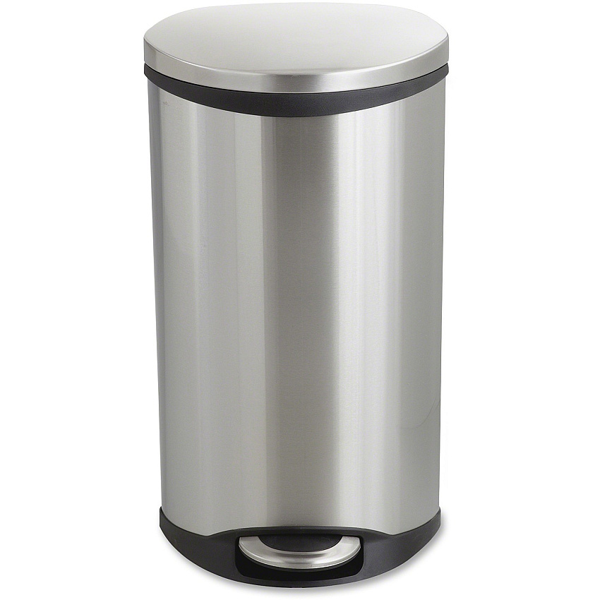 Safco Ellipse Hands Free Step-On Receptacle (SAF9902SS)