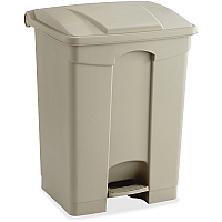 Safco Plastic Step-on Waste Receptacle (SAF9922TN)