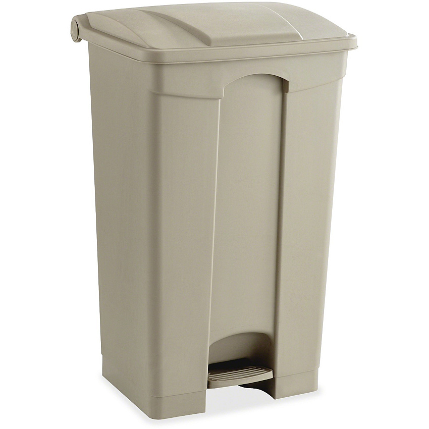 Safco Plastic Step-on Waste Receptacle (SAF9923TN)