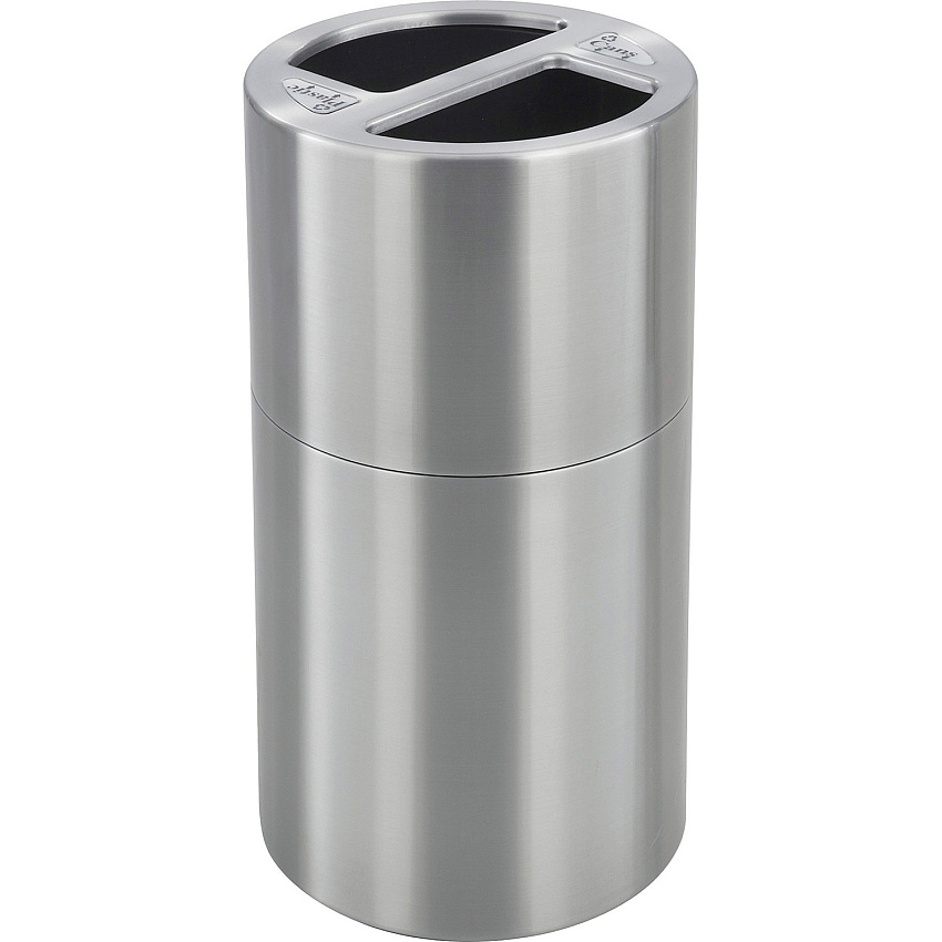 Safco Dual Recycling Receptacle (SAF9931SS)