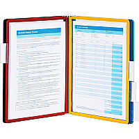 Durable SHERPA Angled Partition Wall Reference Display System (DBL555200)