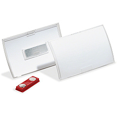 Durable CLICK FOLD Convex Magnetic Name Badge Holder (DBL821519)