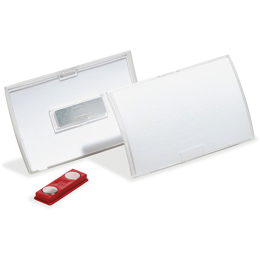 Durable CLICK FOLD Convex Magnetic Name Badge Holder (DBL821519)