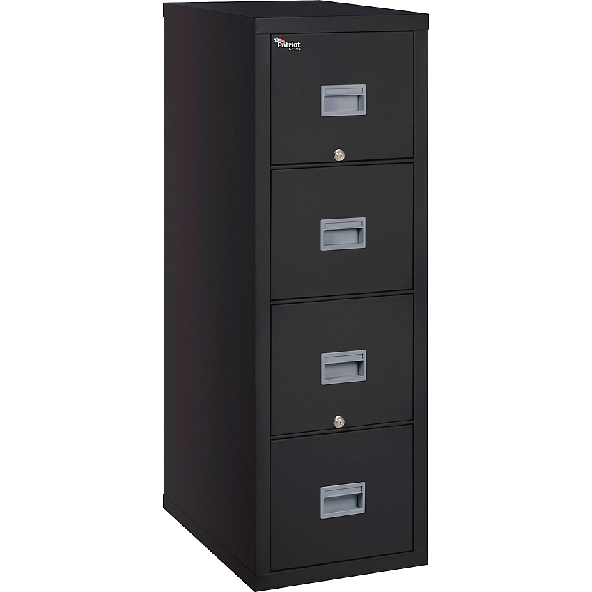 FireKing Patriot Series 4-Drawer Vertical Fire Files (FIR4P2131CBL)
