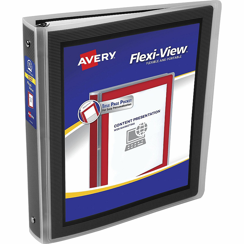 Avery Flexi-View 3 Ring Binders (AVE17637)