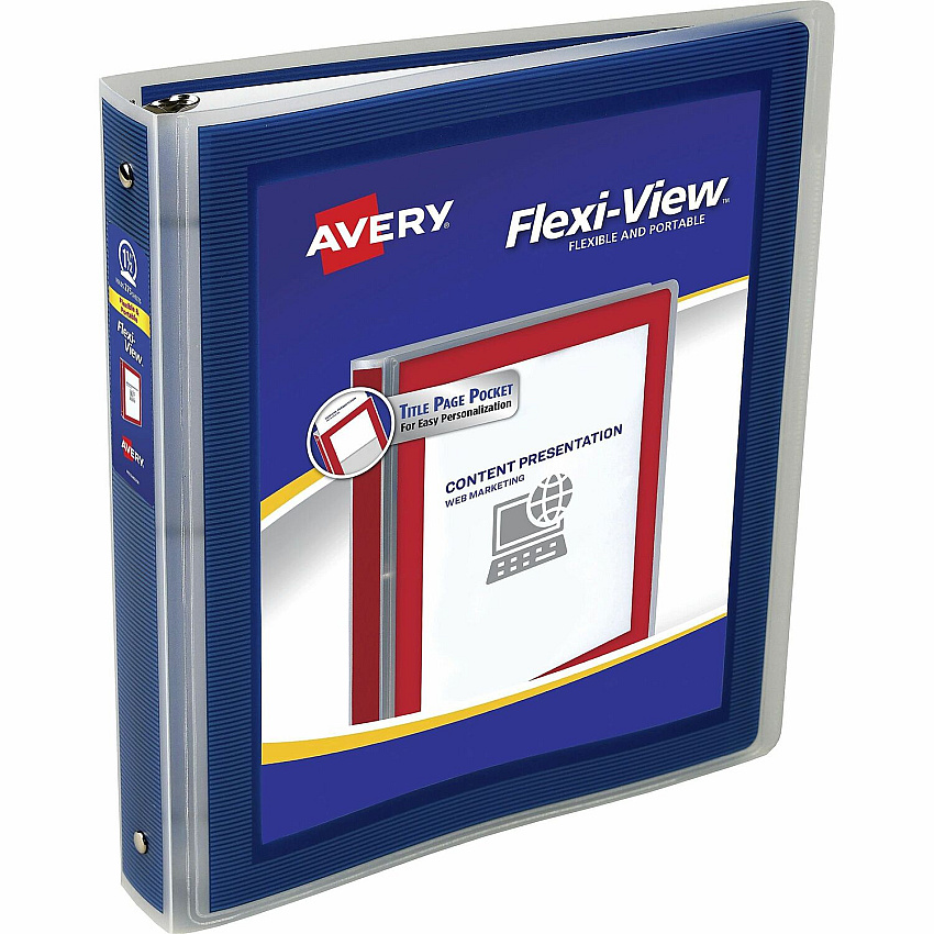 Avery Flexi-View 3 Ring Binders (AVE17638)