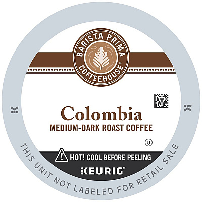 Barista Prima Coffeehouse K-Cup Colombia Coffee (GMT6613)