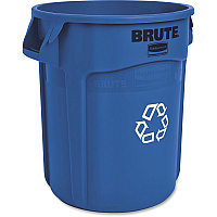 Rubbermaid Commercial Brute 20-Gallon Vented Recycling Container (RCP262073BLU)