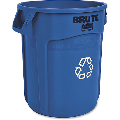 Rubbermaid Commercial Brute 20-Gallon Vented Recycling Container (RCP262073BLU)