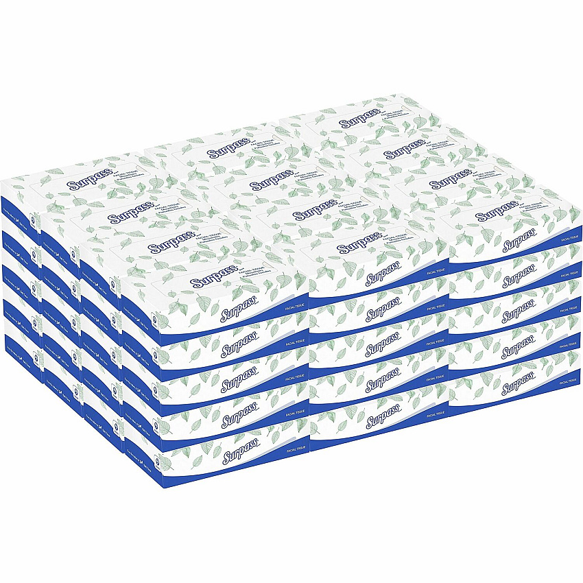 Surpass Flat Box Facial Tissue for Business (KCC21390)