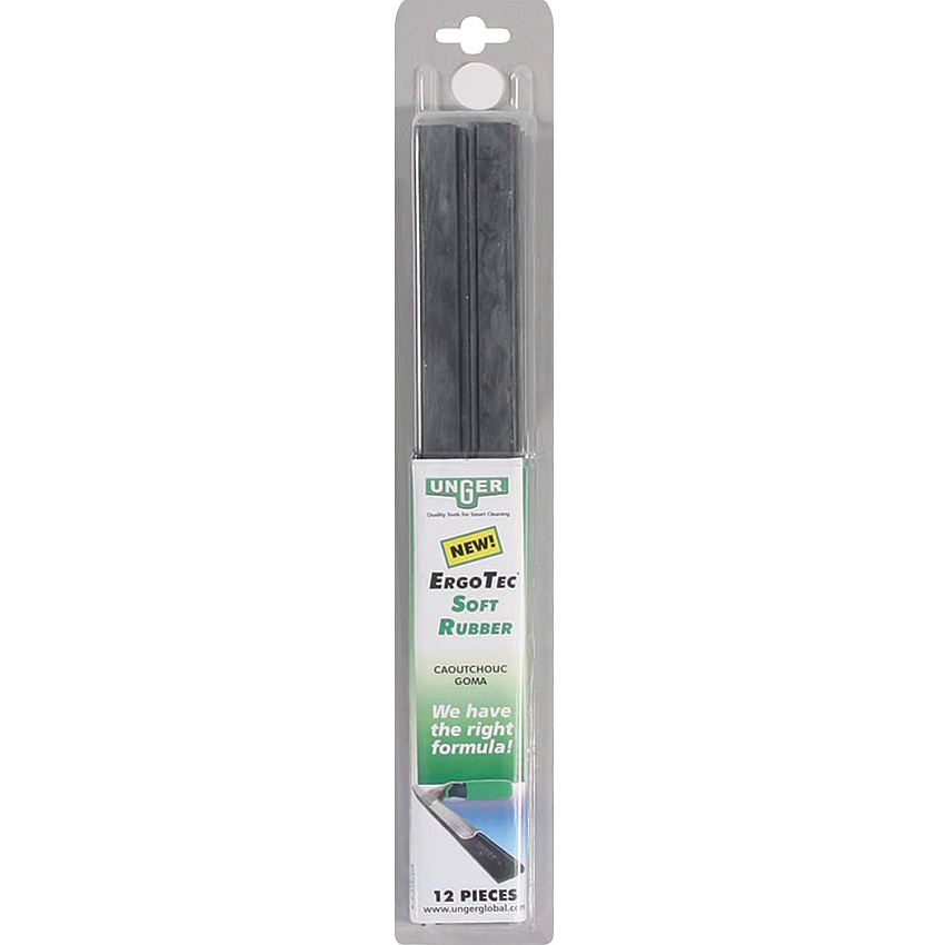 Unger ErgoTec 12" Soft Rubber Squeegee Blades (UNGRT30)