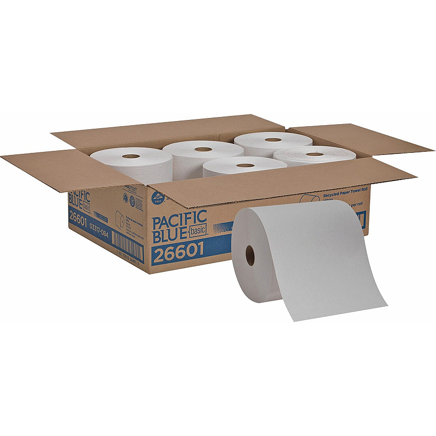 Pacific Blue Basic Recycled Paper Towel Roll (GPC26601)