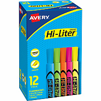 Avery Hi-Liter Desk-Style Highlighters (AVE98034)