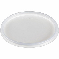 Dart 20 oz HIPS Plastic Non-vented Lid - Translucent (DCC20JLNV)