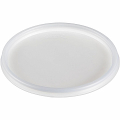 Dart 20 oz HIPS Plastic Non-vented Lid - Translucent (DCC20JLNV)