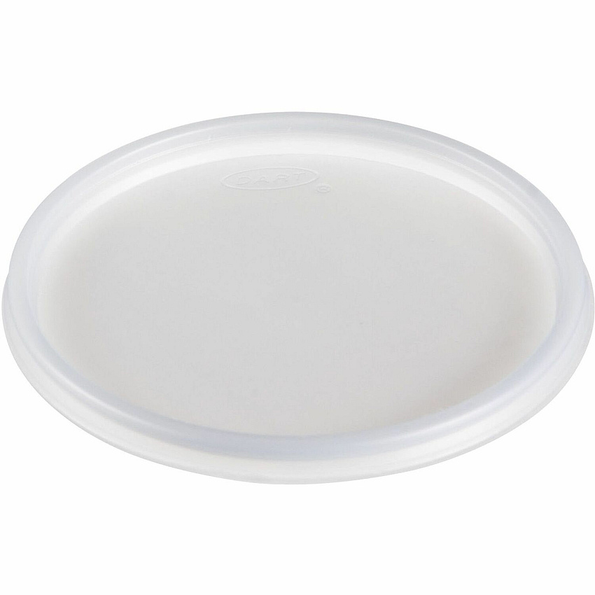 Dart 20 oz HIPS Plastic Non-vented Lid - Translucent (DCC20JLNV)
