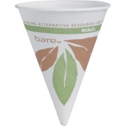 Bare Paper Cone Cups (4BRJ8614)
