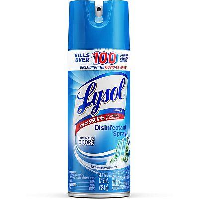 LYSOL Spring Waterfall Disinfectant Spray (RAC02845EA)