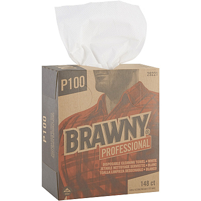 Brawny Professional P100 Disposable Cleaning Towels (GPC29221)