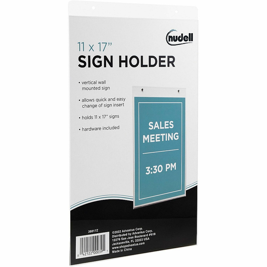 NuDell NuDell Wall Sign Holder (NUD38017Z)