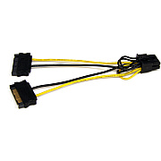 StarTech 6" Sata To 8pin Pcie Power Cable Adapter (SATPCIEX8ADP)