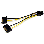 StarTech Sata To 6 Pin Pcie Power Cable Adapter (SATPCIEXADAP)