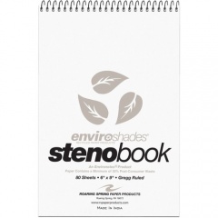 Roaring Spring Enviroshades Recycled Spiral Steno Memo Book (12274)
