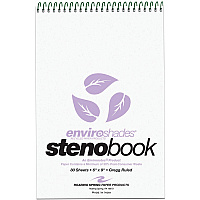 Roaring Spring Enviroshades Recycled Spiral Steno Memo Book (ROA12264)