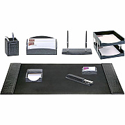 Dacasso Avellino Crocodile 9-Piece Desk Set (D2220)