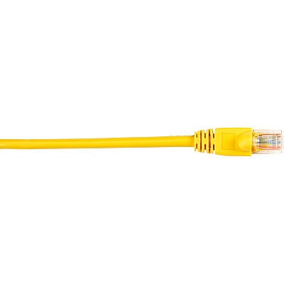 Black Box Cat5e 100-mhz Molded Snagless Stranded Ethernet Patch Cable-unshielded(utp), Cm Pvc (rj45 M/m), Yellow, 20-ft. (6.0-m) (CAT5EPC020YL)