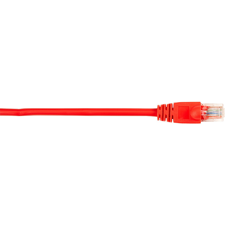 Black Box Cat5e 100-mhz Molded Snagless Stranded Ethernet Patch Cable - Unshielded (utp), Cm Pvc (rj45 M/m), Red, 10-ft. (3.0-m) (CAT5EPC010RD)