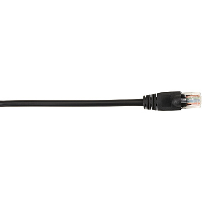 Black Box Cat5e 100-mhz Molded Snagless Stranded Ethernet Patch Cable-unshielded (utp), Cm Pvc (rj45 M/m), Black, 15-ft. (4.6-m) (CAT5EPC015BK)