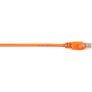 Black Box Cat5e 100-mhz Molded Snagless Stranded Ethernet Patch Cable-unshielded(utp), Cm Pvc (rj45 M/m), Orange, 15-ft. (4.6-m) (CAT5EPC015OR)