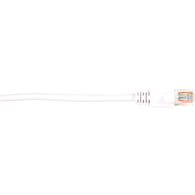Black Box Cat5e 100-mhz Molded Snagless Stranded Ethernet Patch Cable-unshielded (utp), Cm Pvc (rj45 M/m), White, 5-ft. (1.5-m) (CAT5EPC005WH)