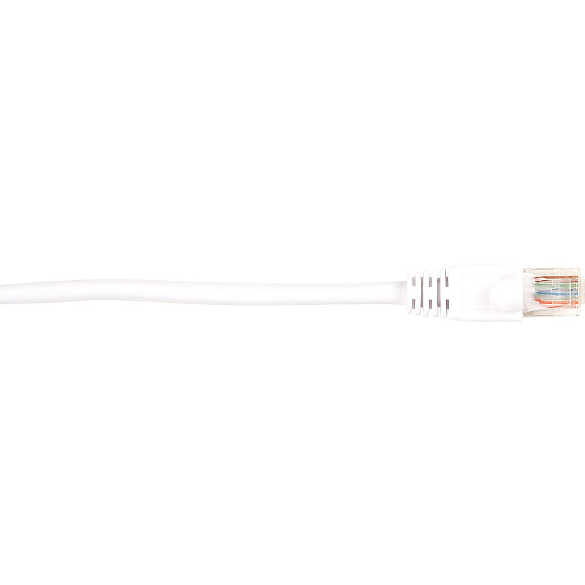 Black Box Cat5e 100-mhz Molded Snagless Stranded Ethernet Patch Cable-unshielded (utp), Cm Pvc (rj45 M/m), White, 15-ft. (4.6-m) (CAT5EPC015WH)