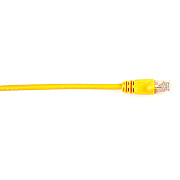 Black Box Cat6 250-mhz Molded Snagless Stranded Ethernet Patch Cable-unshielded (utp), Cm Pvc (rj45 M/m), Yellow, 10-ft. (3.0-m) (CAT6PC010YL)