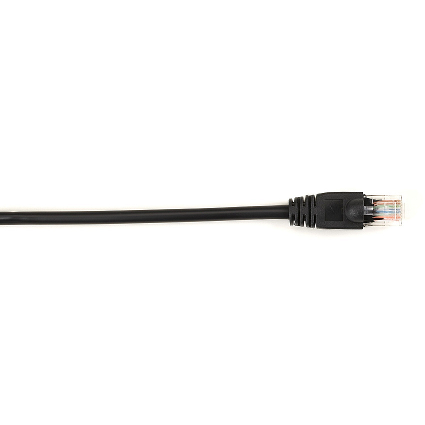 Black Box Cat6 250-mhz Molded Snagless Stranded Ethernet Patch Cable-unshielded (utp), Cm Pvc (rj45 M/m), Black, 15-ft. (4.6-m) (CAT6PC015BK)