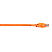 Black Box Cat6 250-mhz Molded Snagless Stranded Ethernet Patch Cable-unshielded (utp), Cm Pvc (rj45 M/m), Orange, 1-ft. (0.3-m) (CAT6PC001OR)